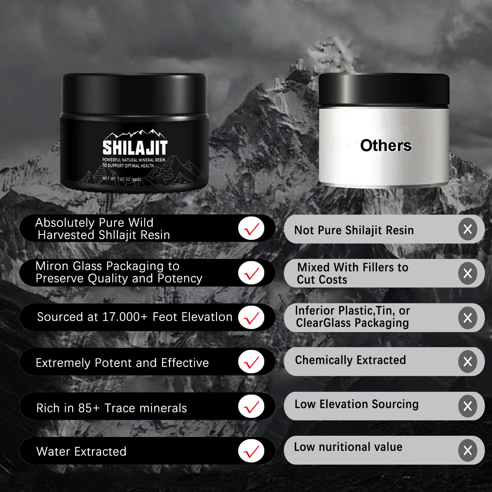 Shilajit Pure Himalayan 50 Grams