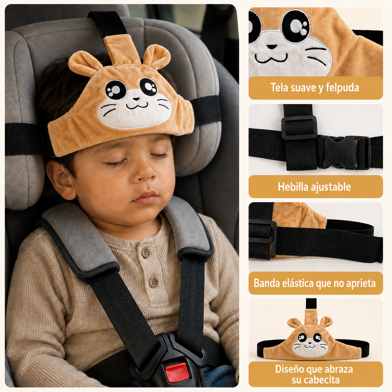 Soporte de Cabeza para Bebés y Niños