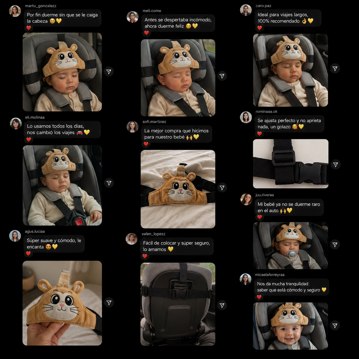 Soporte de Cabeza para Bebés y Niños