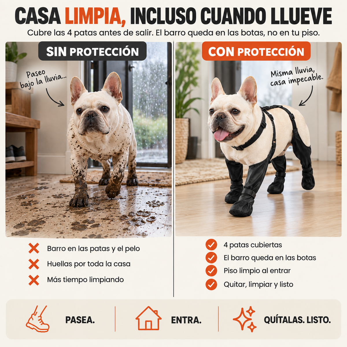 Botas Impermeables para Perros