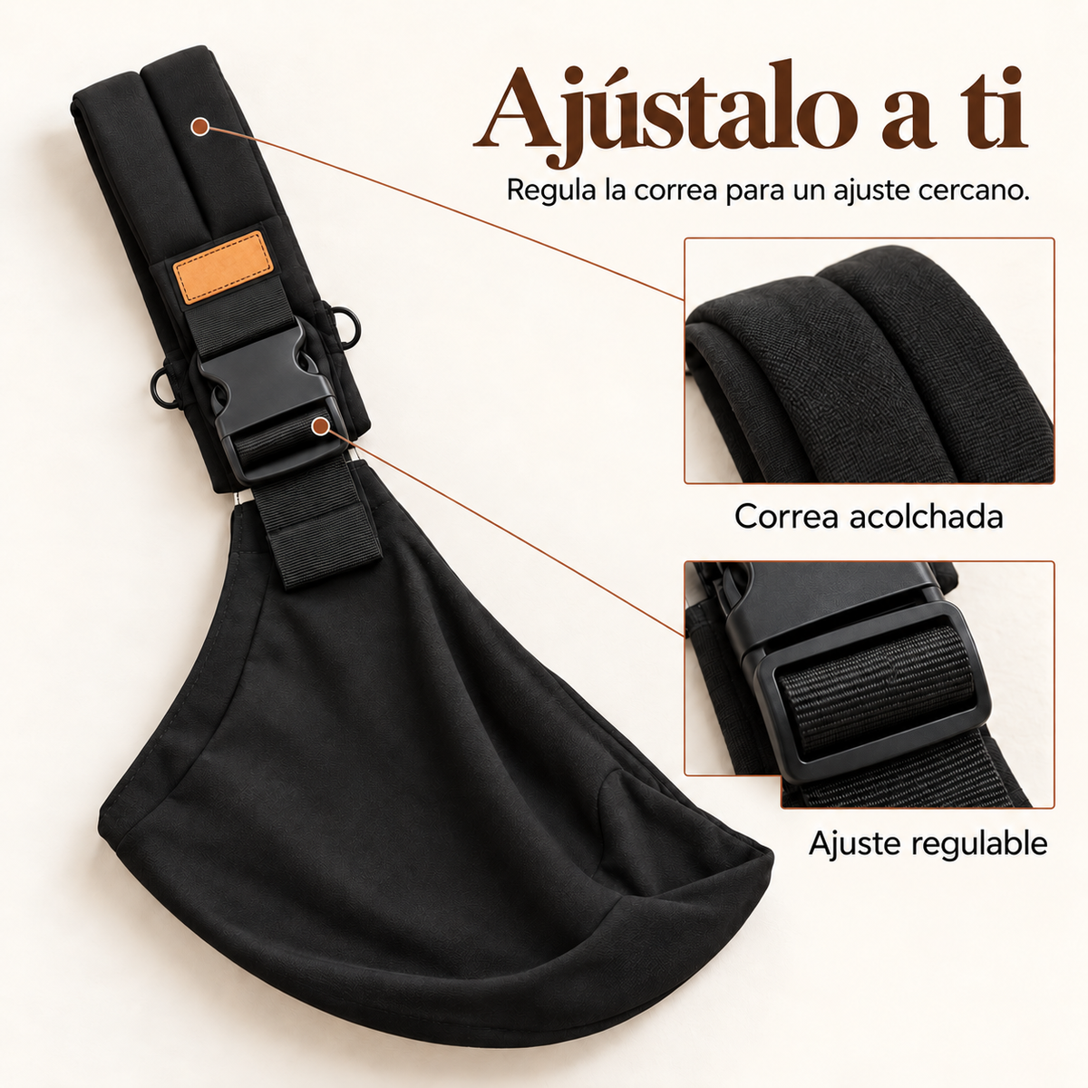 Portabebé Compacto Ajustable
